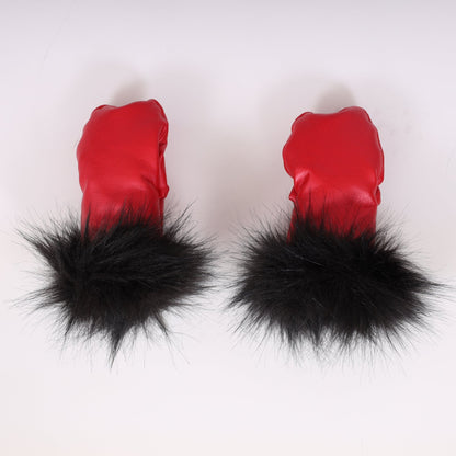 Manoplas Para Carro De Muñecas Rojo_3