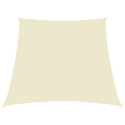 Vidaxl Toldo De Vela Trapezoidal Tela Oxford Color Crema 4/5x4 M_0