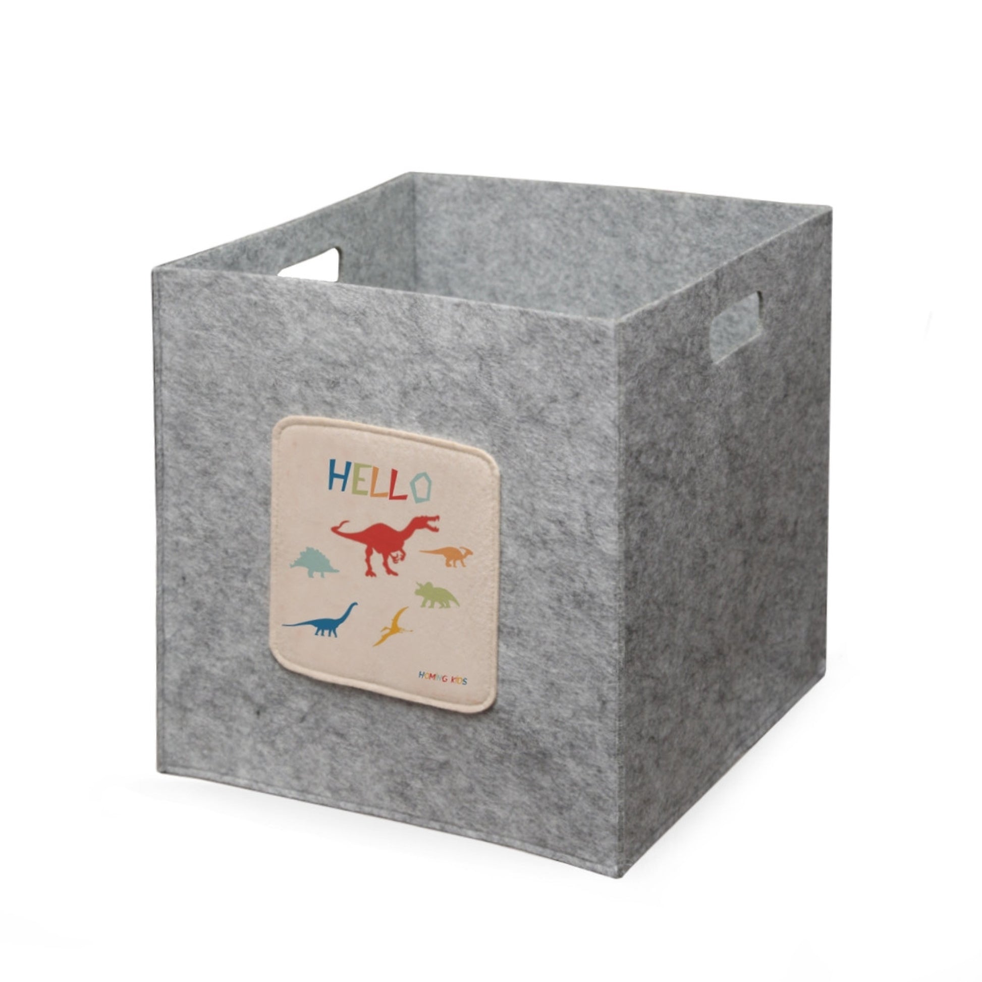 Caja Organizadora Infantil Con Asas Gris 30x30x30cm_0