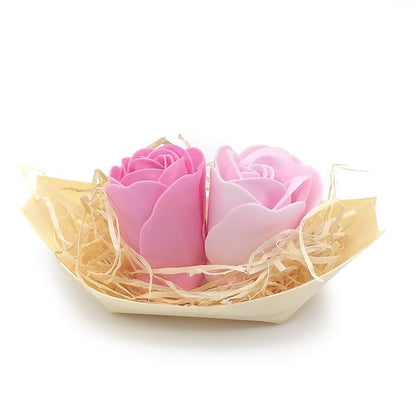50 Barcas Con Flores Para Regalo Invitados (rosa) - Rosas De Jabón Para Baño Aromático. Detalle Original Para Eventos_2