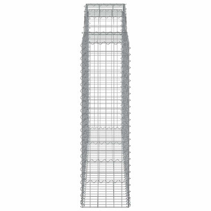 Cestas Gaviones 5 Uds Forma De Arco Hierro 200x50x140/160 Cm_4