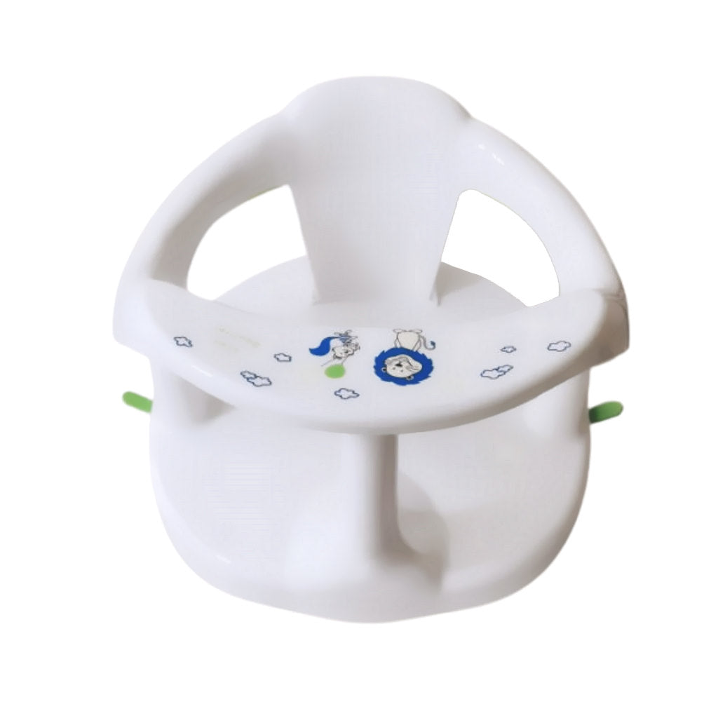 Bathby Asiento De Baño Para Bebé Blanco | Sujeción Con Ventosas Antideslizantes | Silla De Baño Ergonómica Y Segura_1