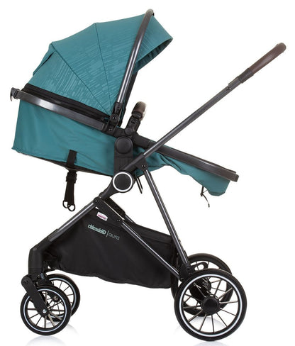 Carrito De Bebé Duo Convertible Aura Hasta 22 Kg Teal_3