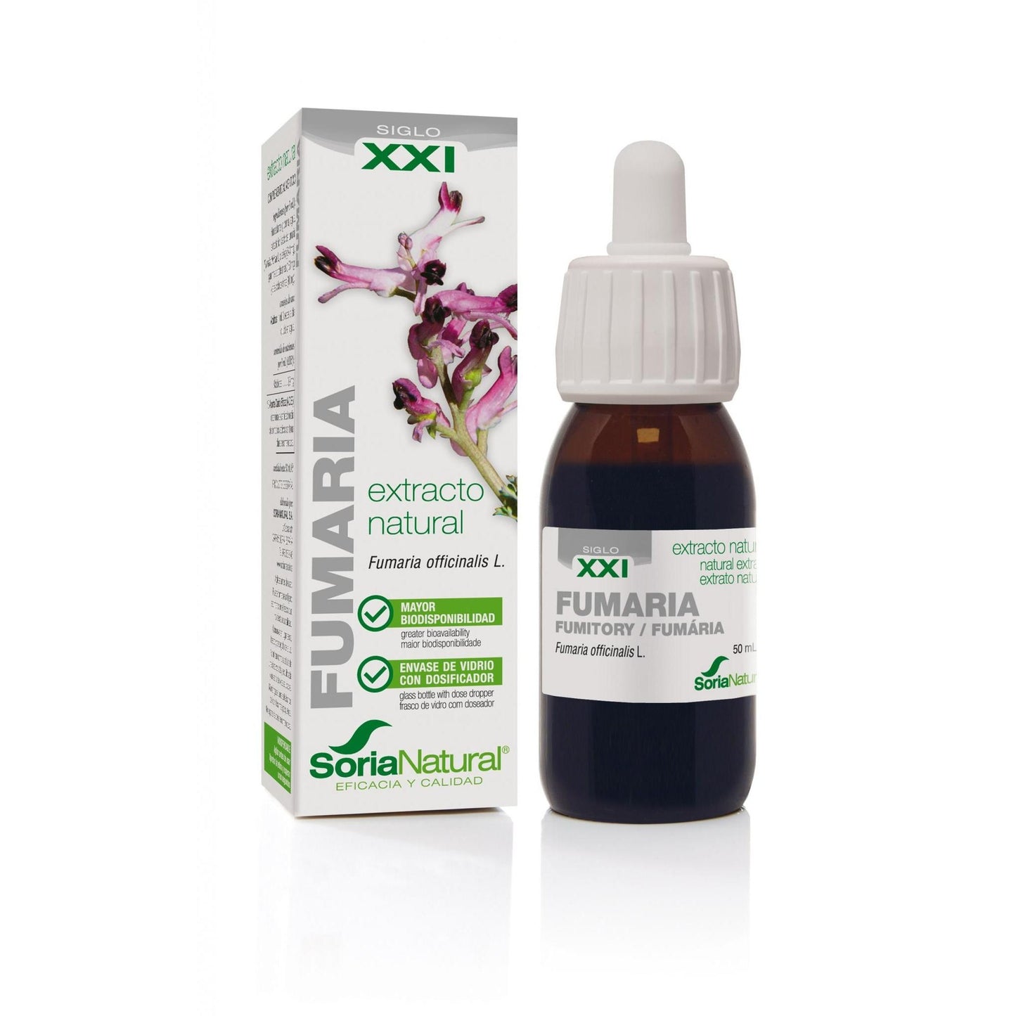 Extrato de Fumaria Soria Natural, 50 ml