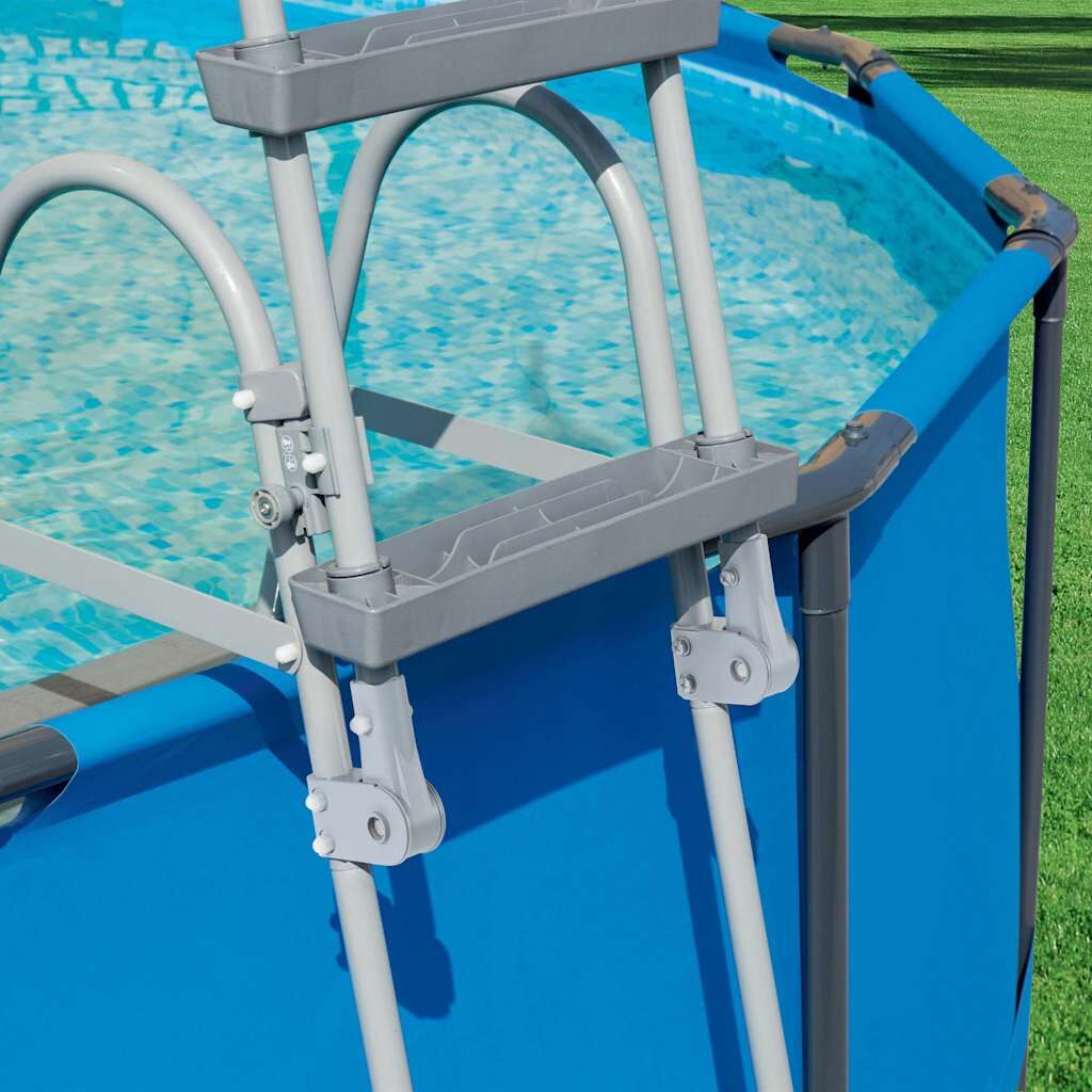Vidaxl Bestway Escalera De Seguridad Para Piscina 4 Peldaños Flowclear 122 Cm_4
