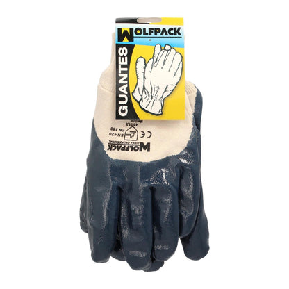 Guantes Nitrilo / Lona Pesados Nimax 8 (par)_1