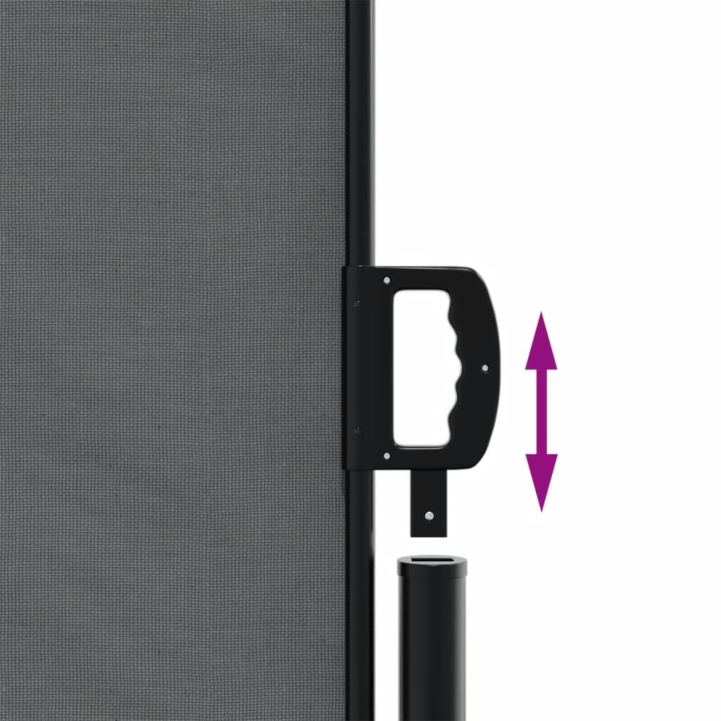 Toldo Lateral Retráctil Gris Antracita 140x1000 Cm_4