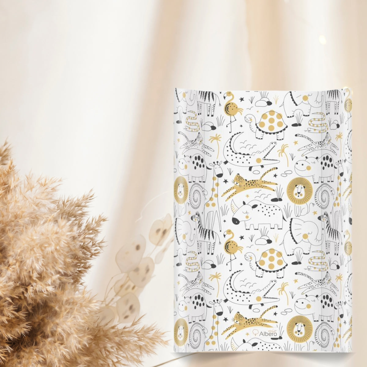 Cambiador Base Rígida Para Cuna 70x47 Zoo Friends_1