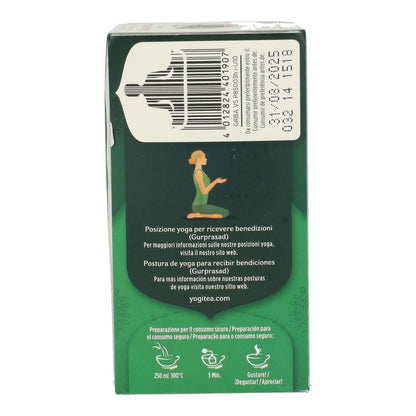 Chá Verde Biológico Harmony Yogi Tea, 17 saquetas