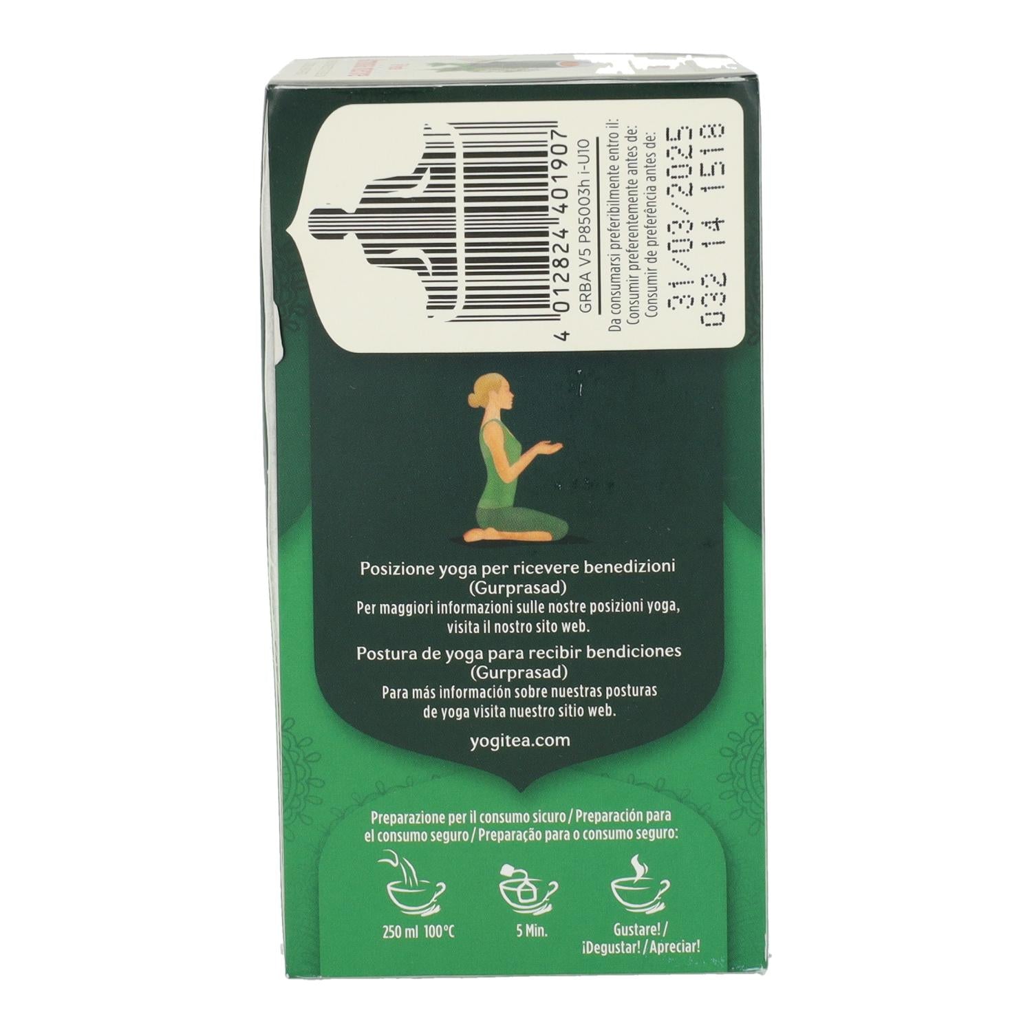 Chá Verde Biológico Harmony Yogi Tea, 17 saquetas