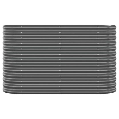 Jardinera Arriate Acero Galvanizado Antracita 114x40x68 Cm_2