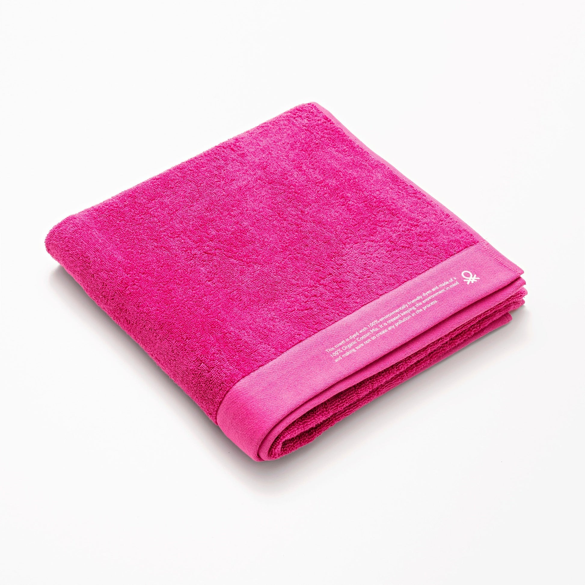 Toalla 70x140cm Algodón Orgánico 450gsm Fucsia Be_1