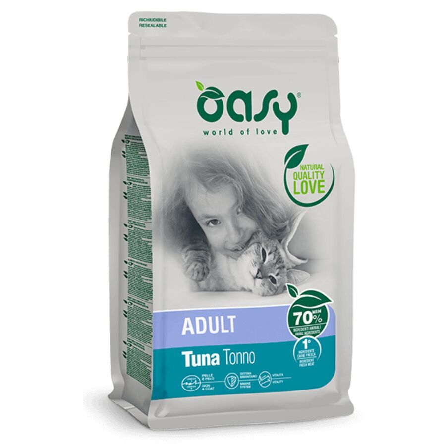 Pienso Oasy Para Gato Adulto De Atun 1.5 Kg_0