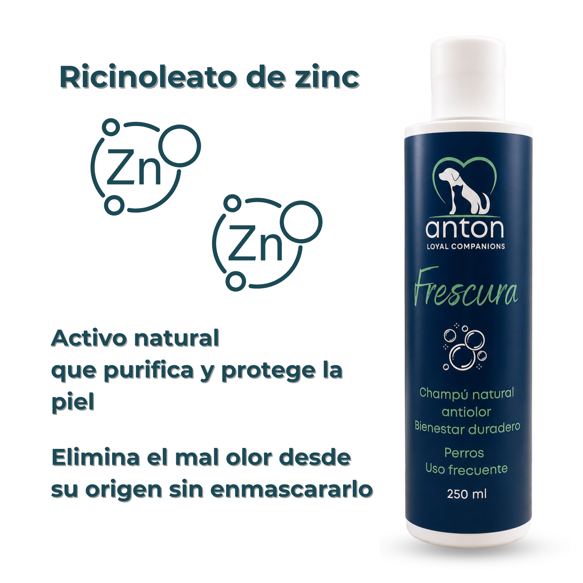 Champú natural para el control de olores en perros – 250 ml_3