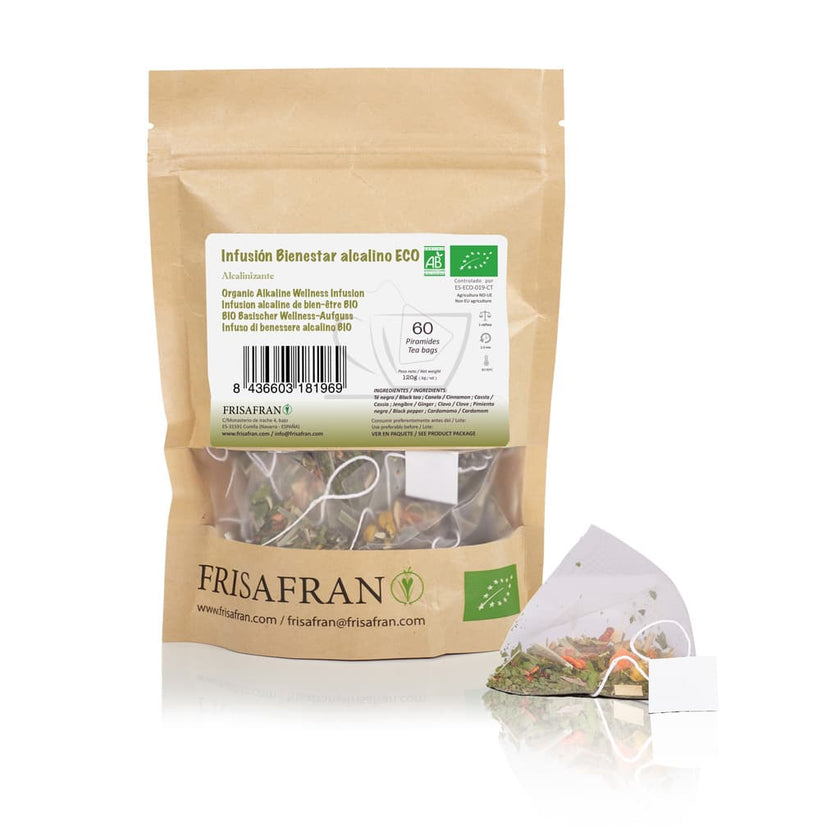 Infusión Bienestar Alcalino Pirámides Ecológica | Frisafran 30 Uds_2
