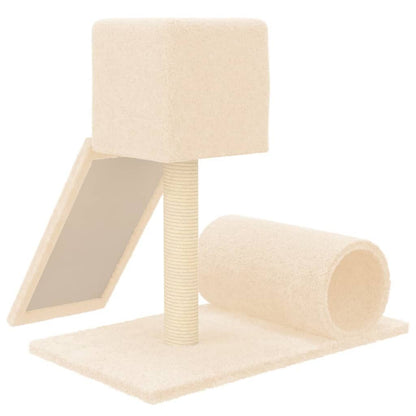 Vidaxl Rascador Para Gatos Con Postes De Sisal Color Crema 59 Cm_4