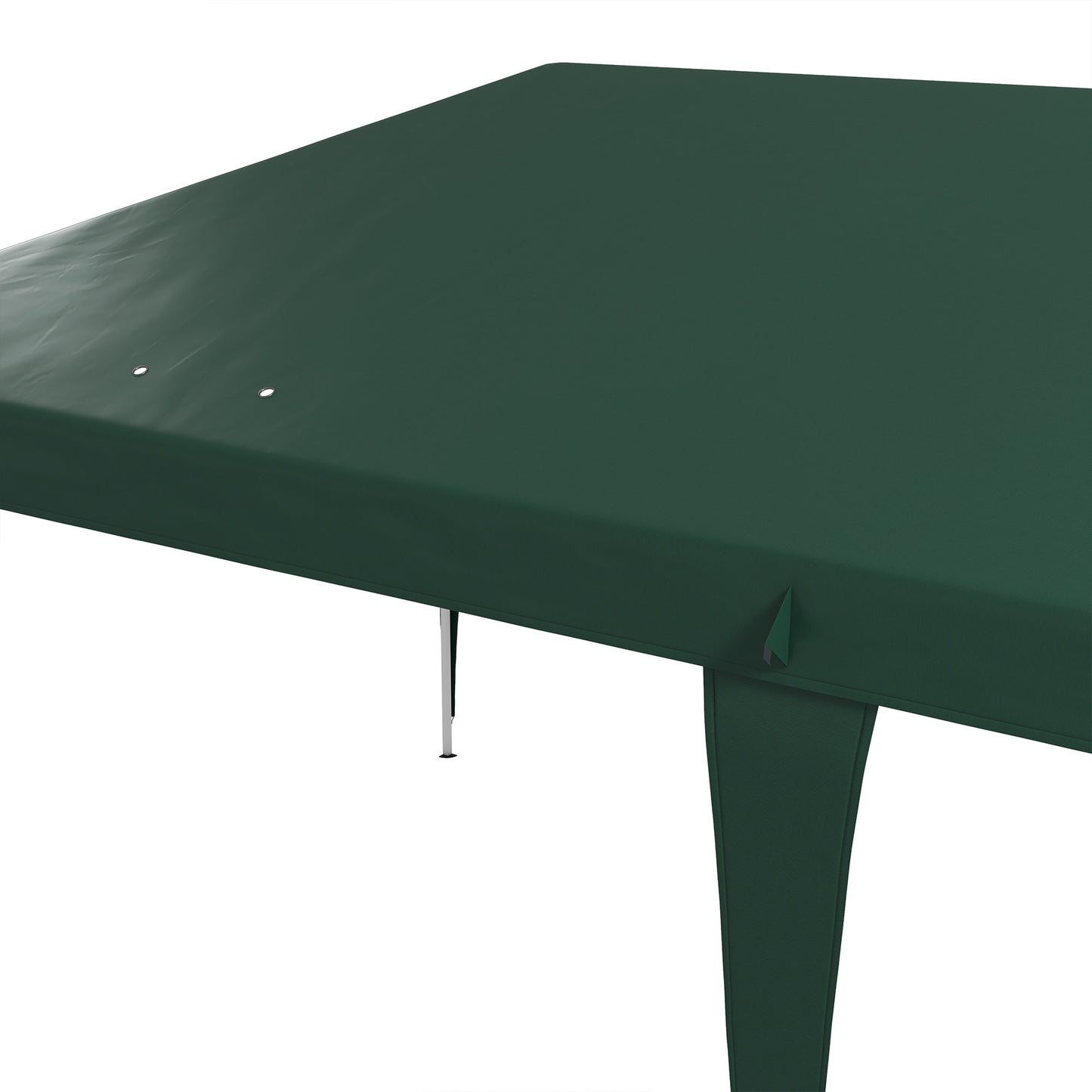 Outsunny Carpa Plegable 6x3 M Con Altura Ajustable En 3 Niveles Verde_3