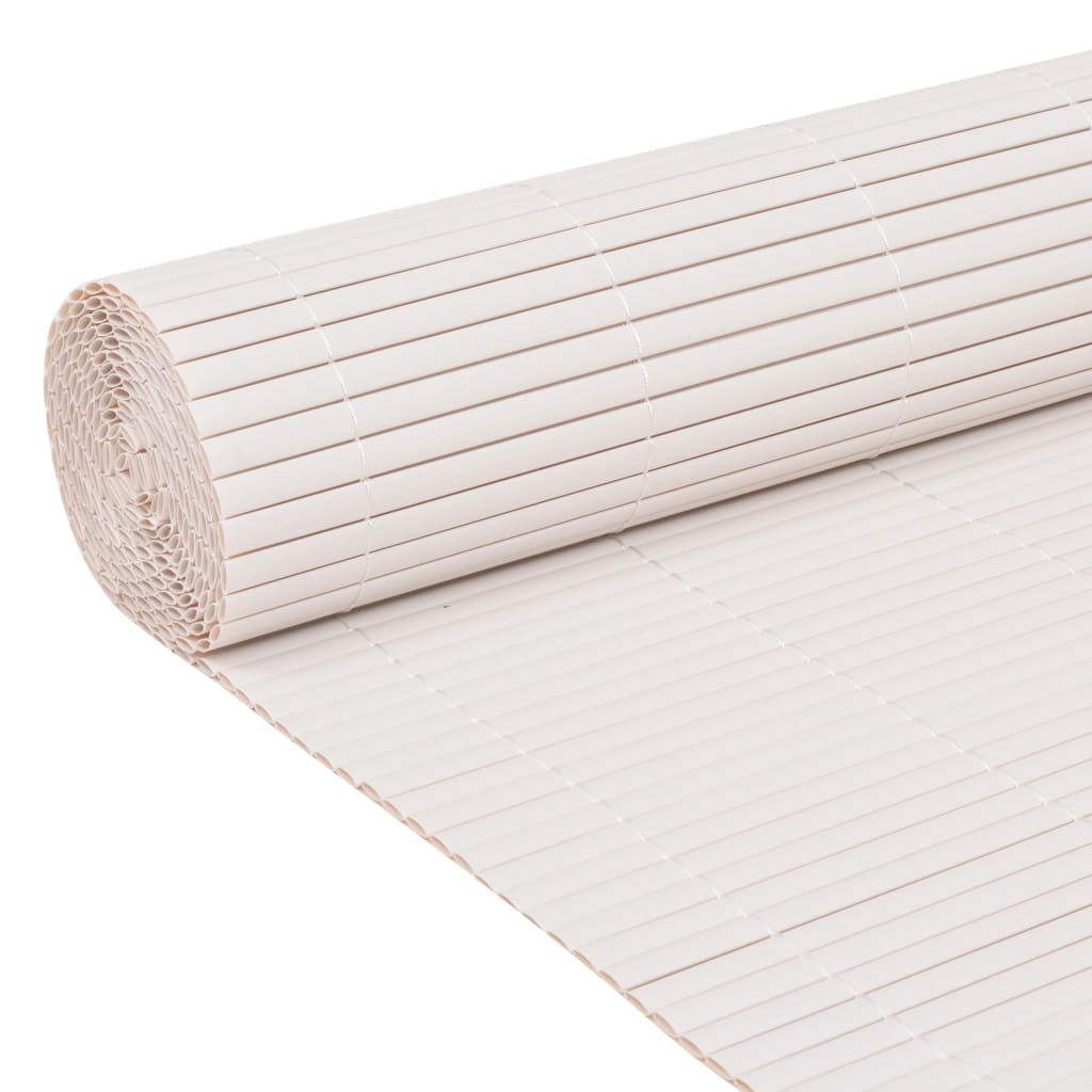 Valla De Jardín De Doble Cara Blanco 110x400 Cm / Vetonek_2