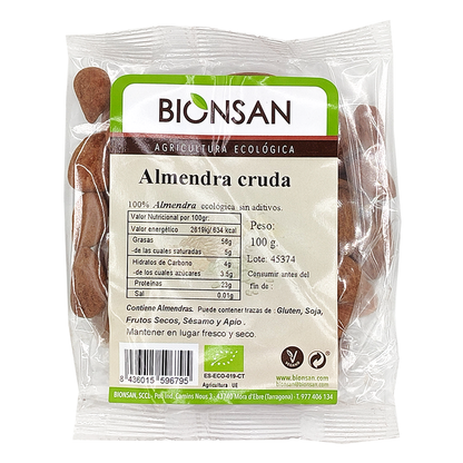 Almendras Crudas Eco Bionsan De Proximidad 100gr_0