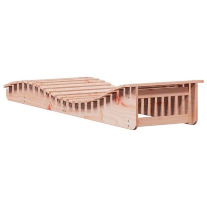 Tumbona De Madera Maciza Douglas 205x60x31,5 Cm / Vetonek_3
