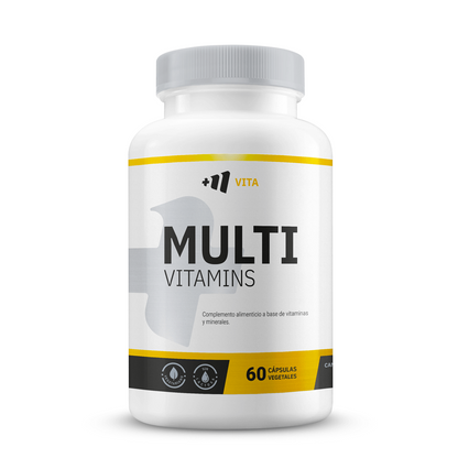 Multi Vitamins - 60 Cápsulas Vegetales - Aporta Vitalidad - Masmusculo_0