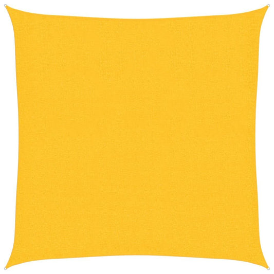 Vidaxl Toldo De Vela Amarillo Hdpe 160 G/m² 3x3 M_0