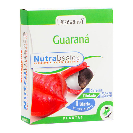 Guaraná Nutrabásicos Drasanvi, 30 cápsulas