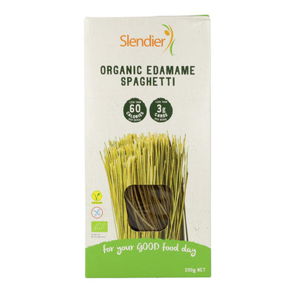 Esparguete vegan de edamame Eco sem glúten Slendier 200 g 