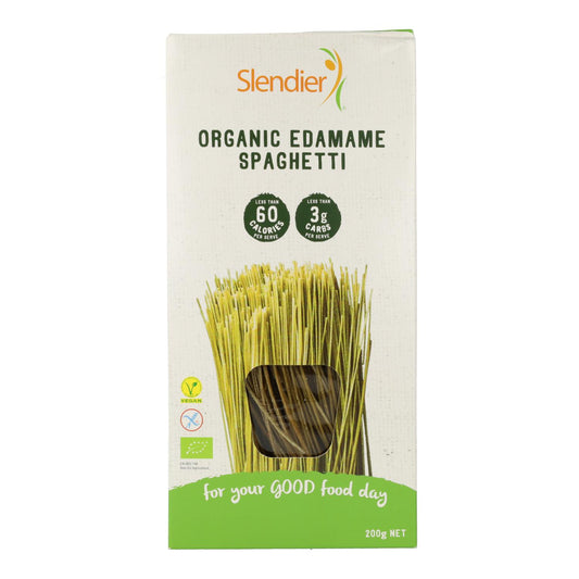 Esparguete vegan de edamame Eco sem glúten Slendier 200 g 