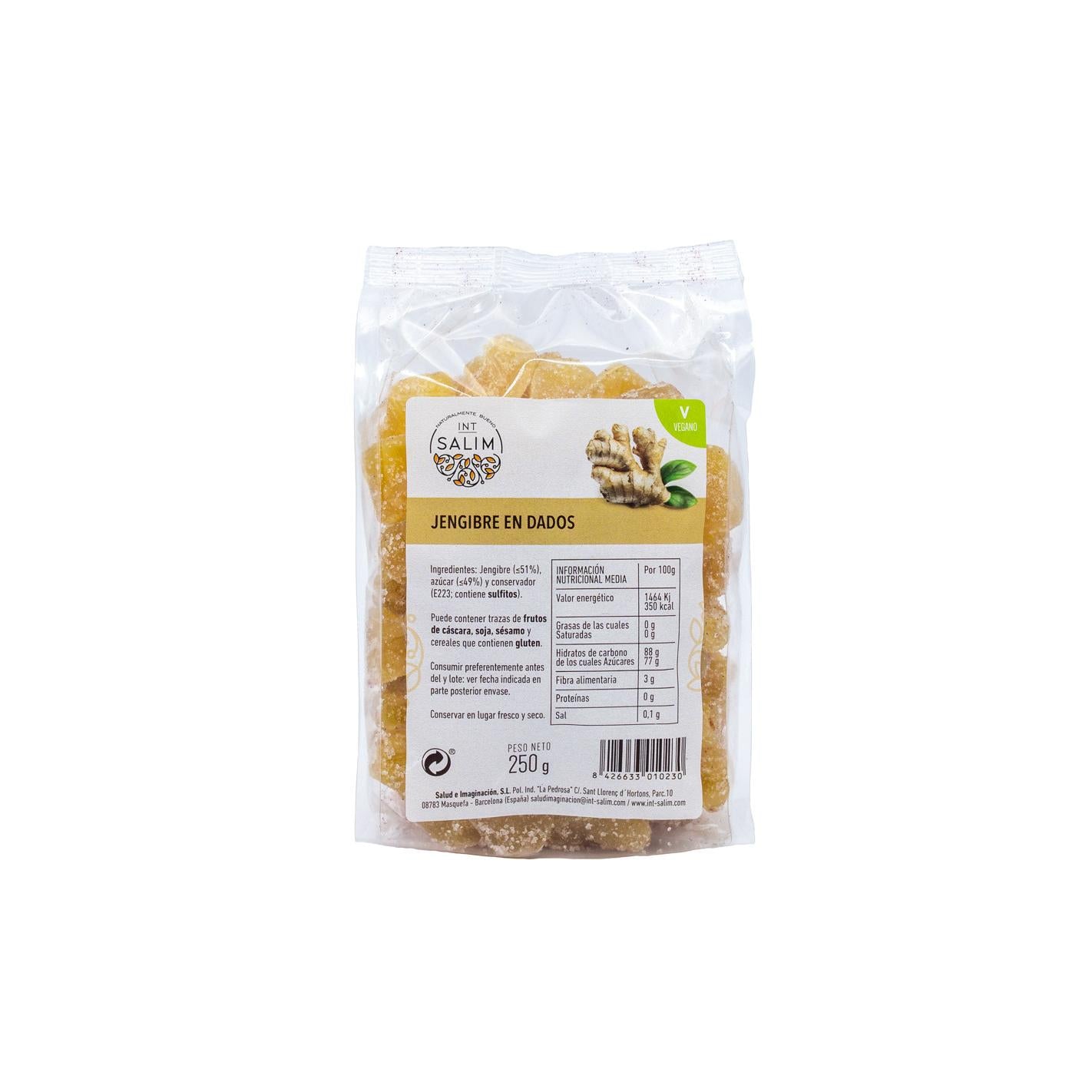 Eco-Salim Gengibre em Cubos 250 g