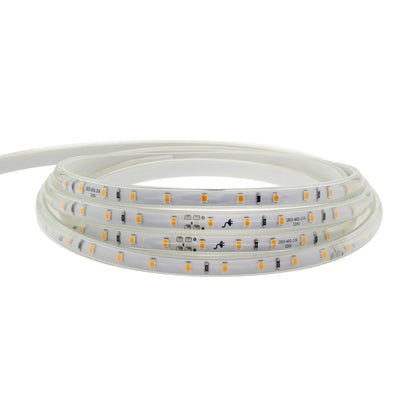 Tira Led 220v Smd2835, 60led/m, 1 Metro Con Conectores Rápidos, 20cm Corte, Blanco Frío_1