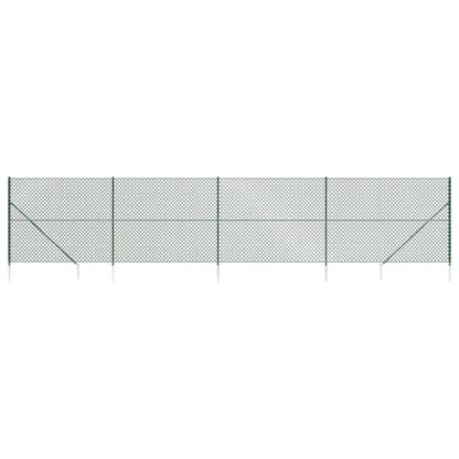 Cerca De Alambre Con Pinchos De Anclaje Verde 2x10 M / Vetonek_4