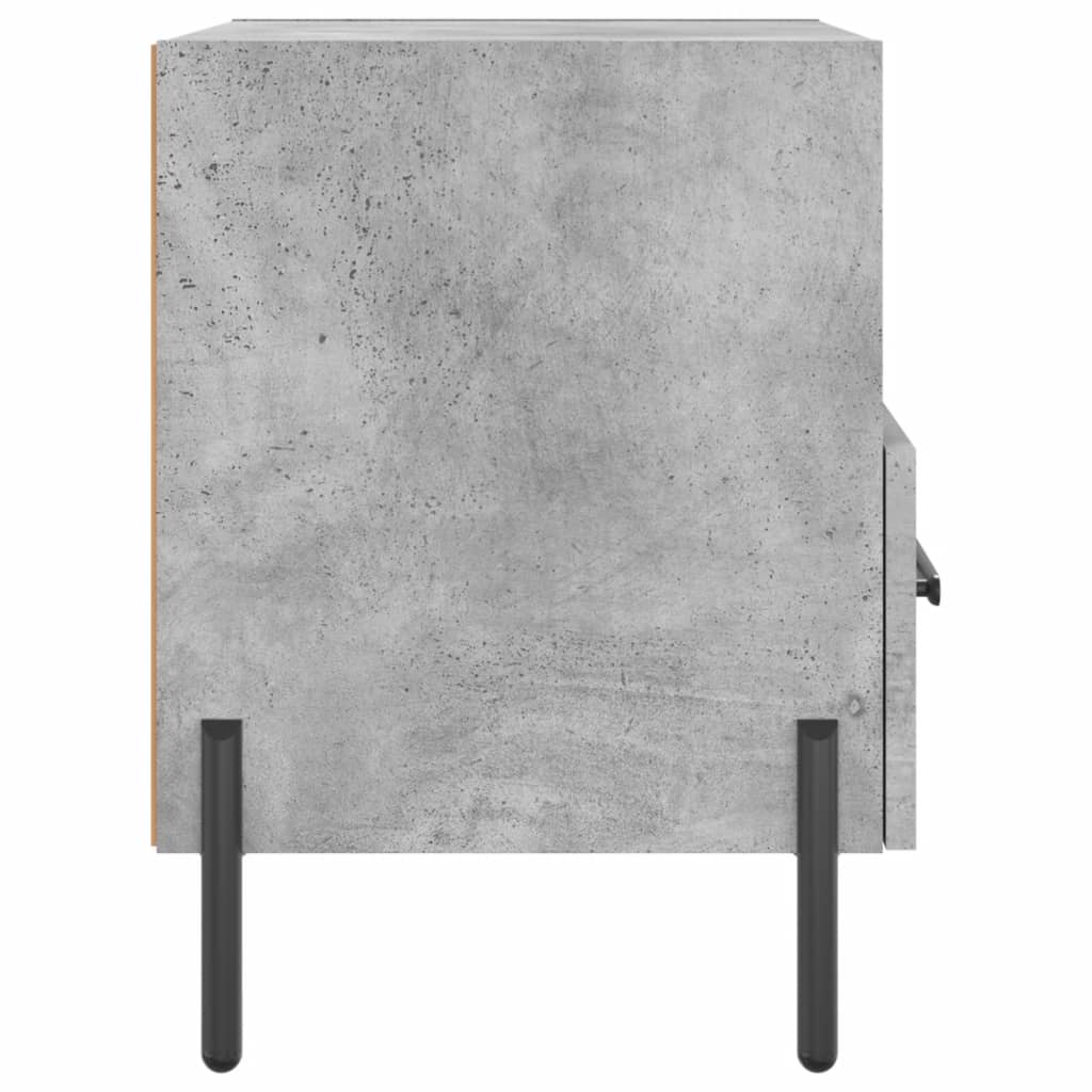 Mesita De Noche Madera Ingeniería Gris Hormigón 40x35x47,5 Cm_3