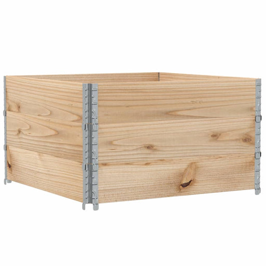 Jardinera De Madera Maciza De Pino 100x100 Cm_0
