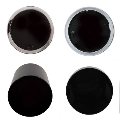 Cubo De Basura 6 Litros Para Baño Msv De Plastico En Color Negro 18 X 24,2 Cm_4