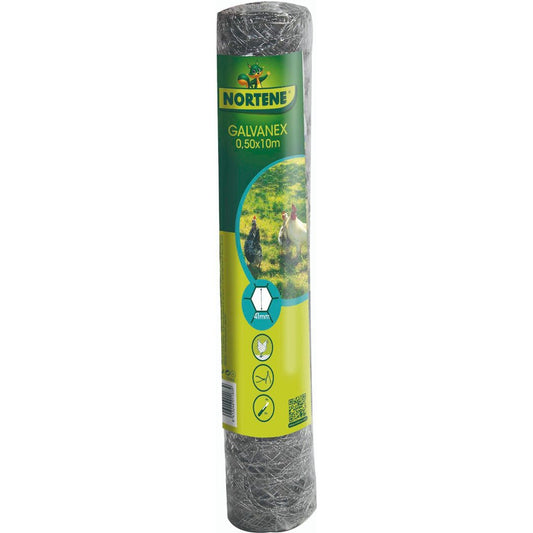Malla Metalica Triple Torsion Galvanex 41 1x10 M Nortene_0