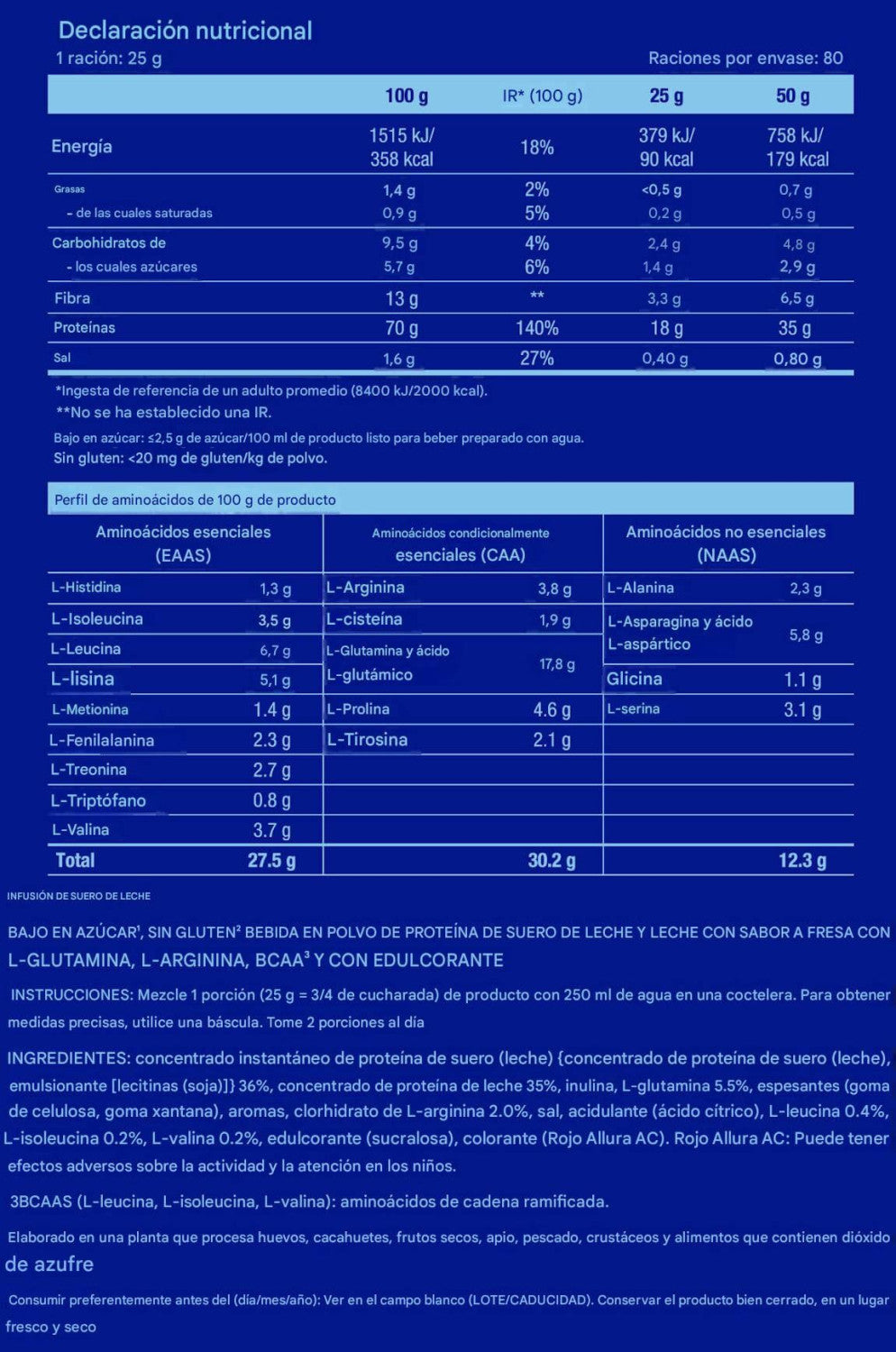 Whey Infusion - 2kg - Fresa - Proteina De Suero Whey - Scitec Nutrition_5