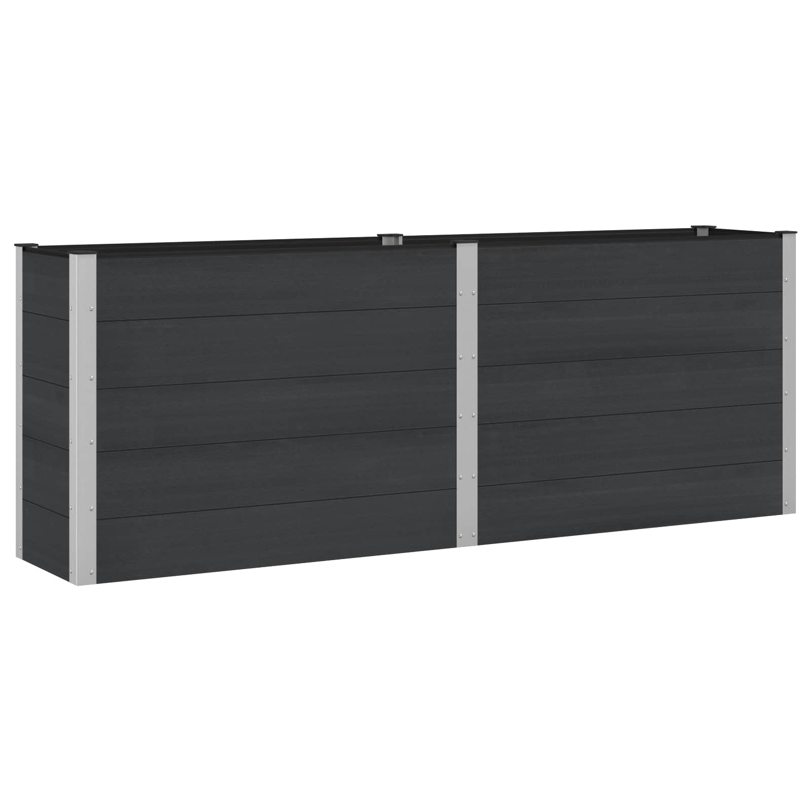 Arriate Elevado Negro 250 X 50 X 91 Cm_0