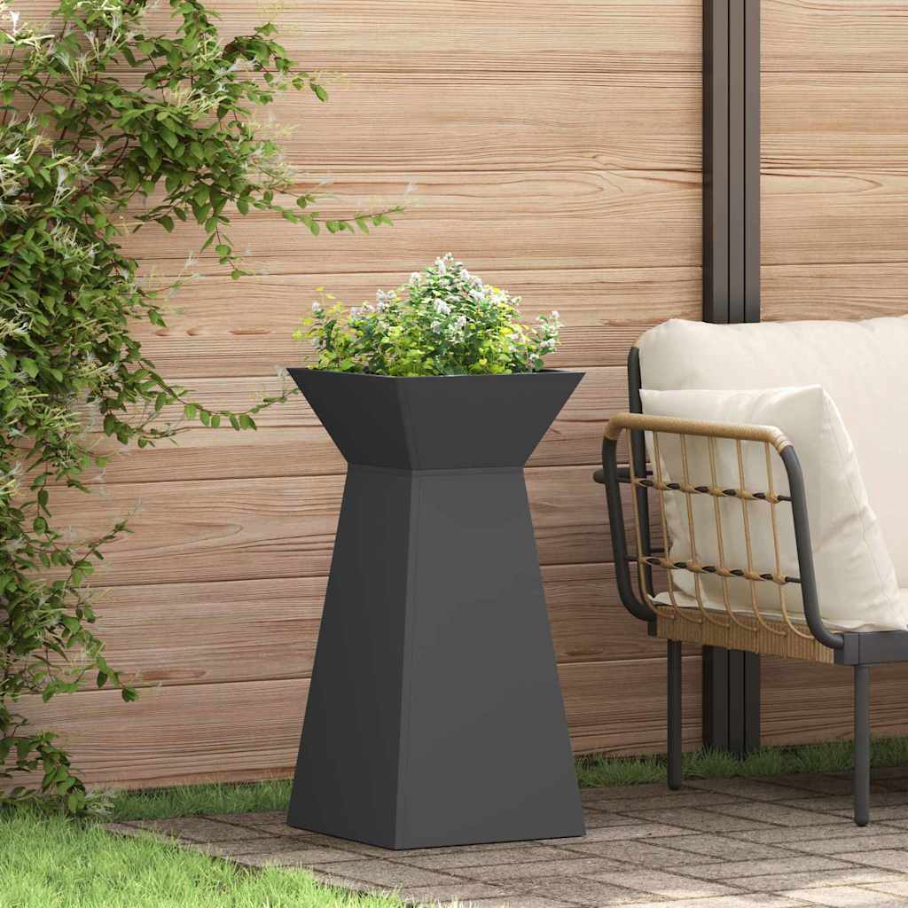 Maceta Pilar 2 Uds. Negro 35 X 35 X 73 Cm_1