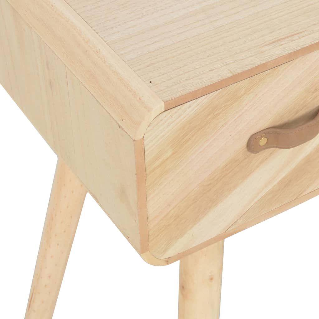 Mesa Consola De Madera Maciza 100x35x68 Cm_4