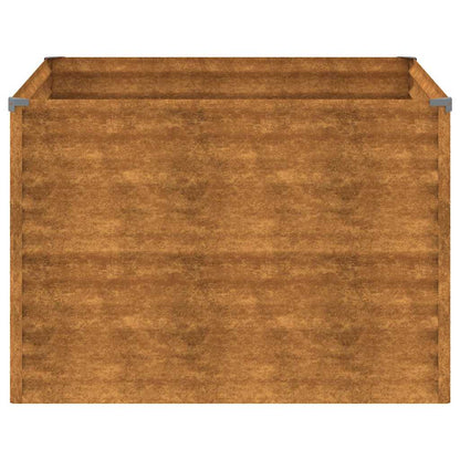 Jardinera De Acero Corten 100x100x69 Cm_4