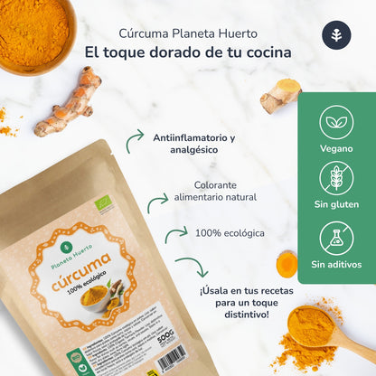 Cúrcuma em pó ECO Planeta Huerto 500 g