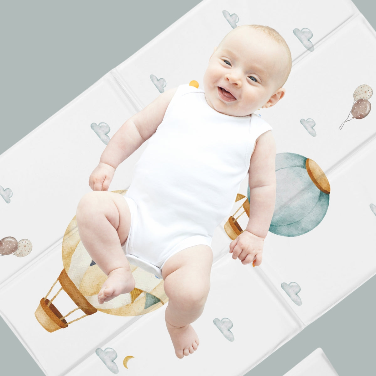 Cambiador Plegable Xl Basic Balloons_5