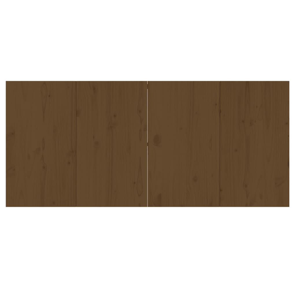 Mesa Alta De Bar Madera Maciza Pino Marrón Miel 180x80x110 Cm_3