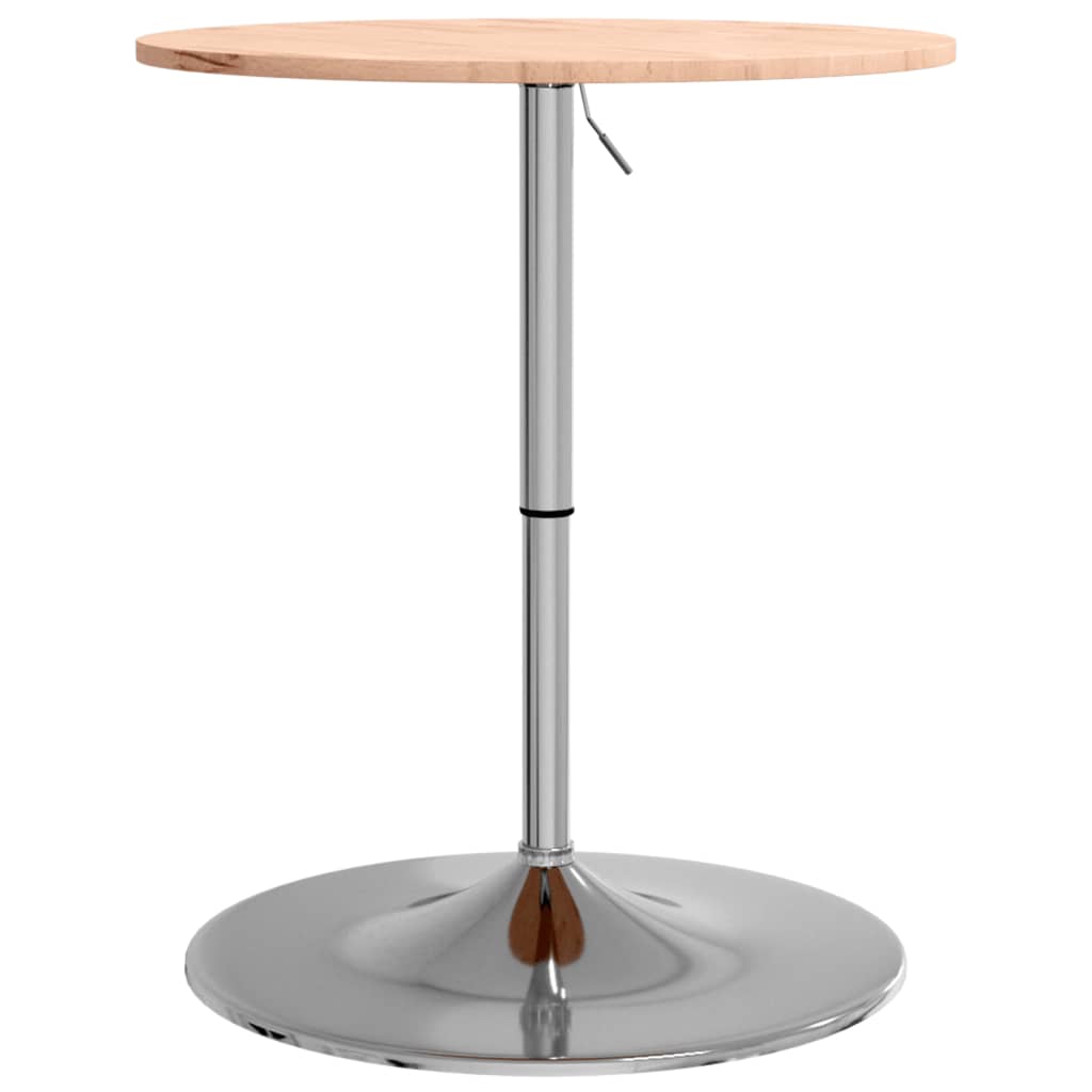 Mesa Alta De Madera Maciza De Haya Ø60x89,5 Cm_0