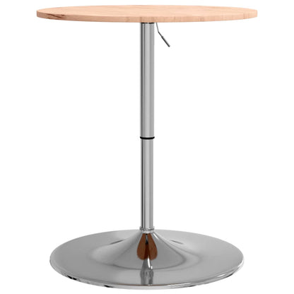 Mesa Alta De Madera Maciza De Haya Ø60x89,5 Cm_0