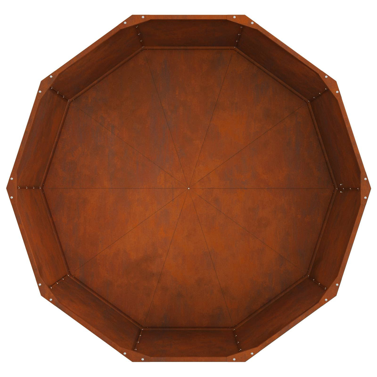 Jardinera Oxidado 120 X 120 X 50 Cm Acero Autopatinable_5