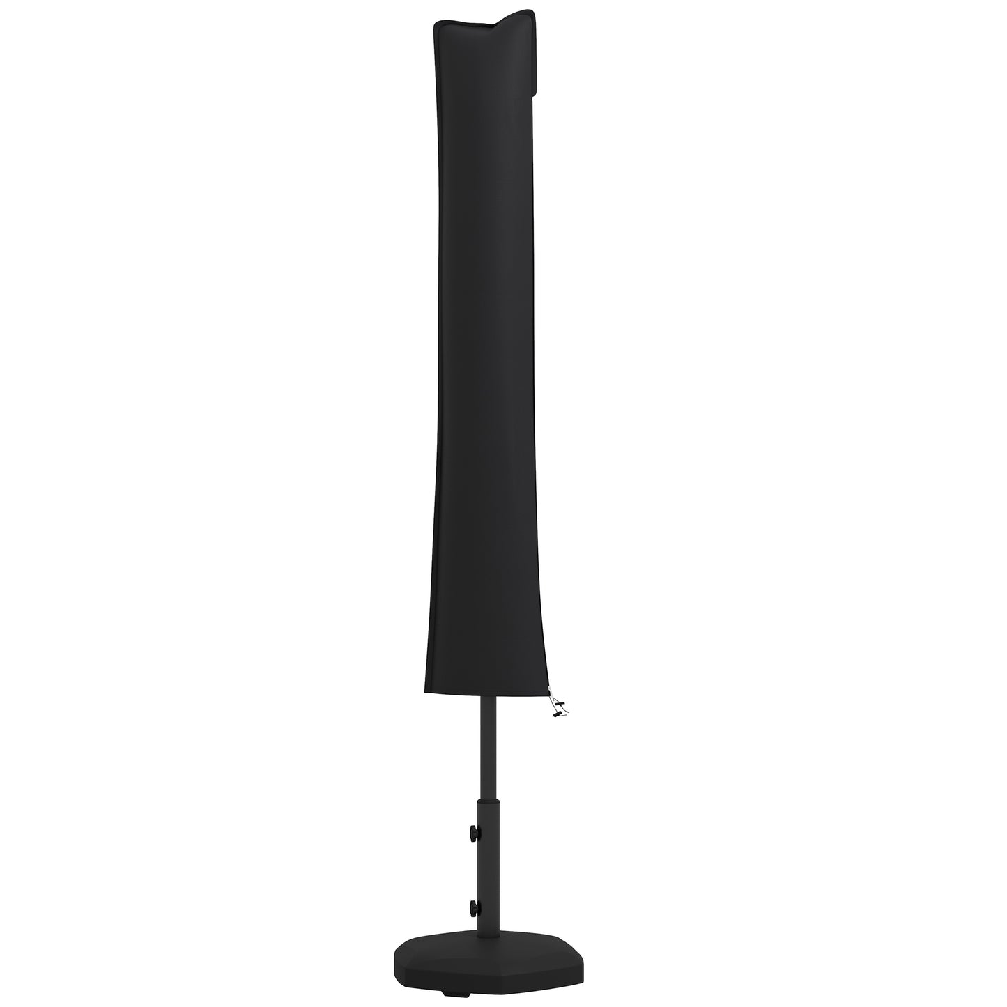 Outsunny Funda Para Sombrilla De Jardín Impermeable Tela Oxford 420d Negro_0