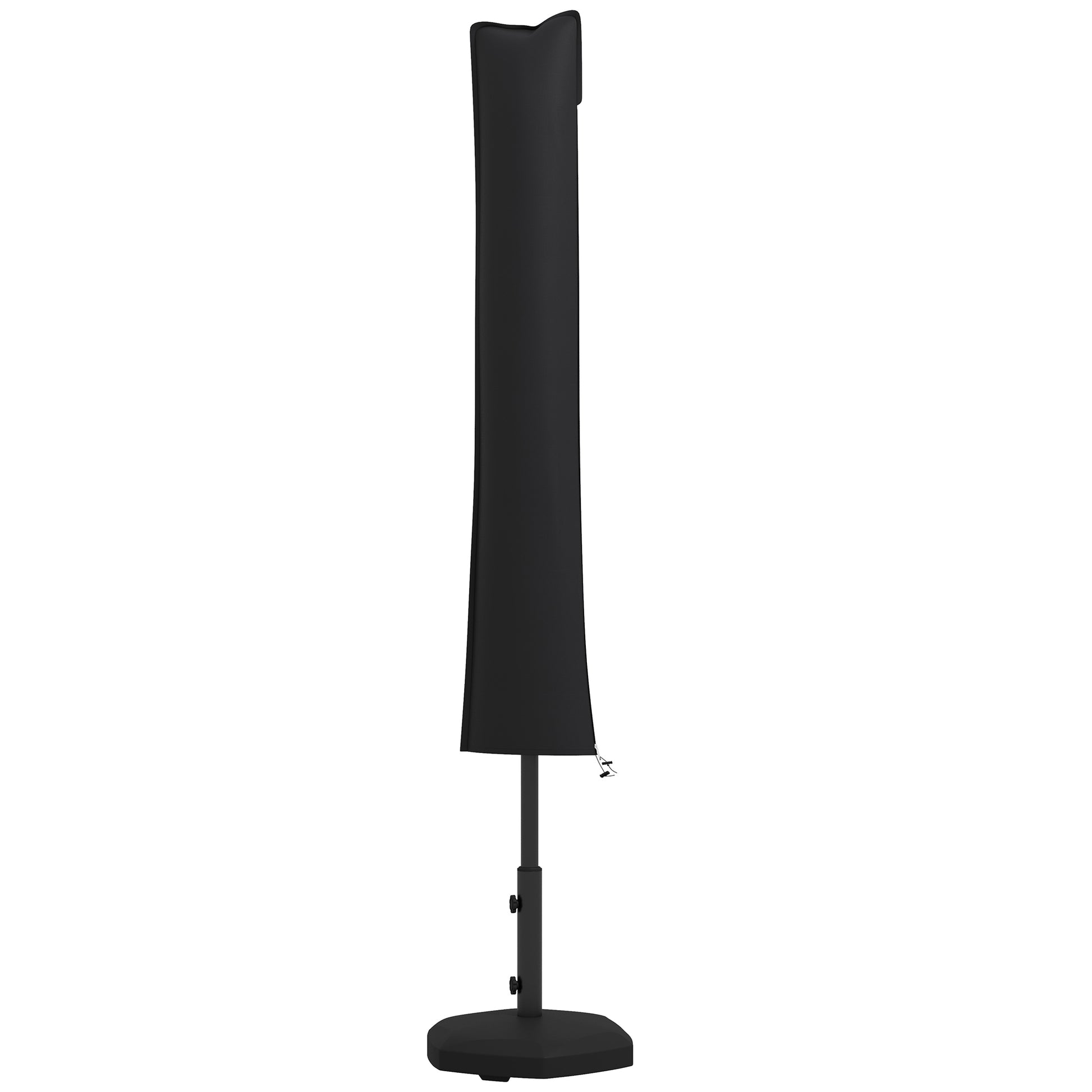 Outsunny Funda Para Sombrilla De Jardín Impermeable Tela Oxford 420d Negro_0