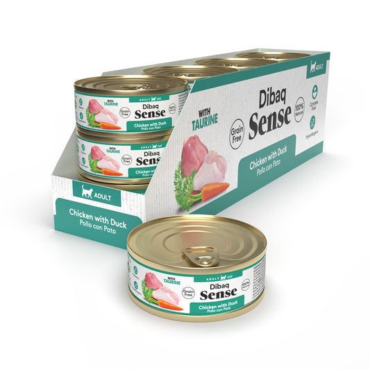 Dibaq Sense Cat Pollo Y Pato Con Zanahorias (70 G X 12 Uds)_0